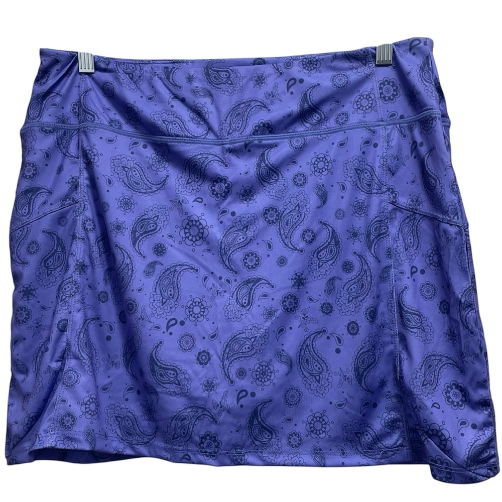 Ironwood Purple Paisley Active Skort Size L